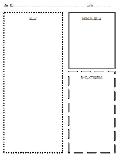 meeting notes template