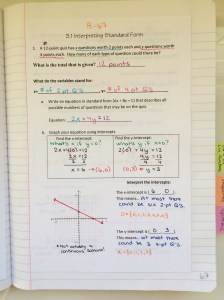 Algebra 1 Interactive Notebook Pages | Unit 4 – Linear Functions – Math ...