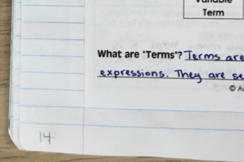 How to Set up an Interactive Notebook for Algebra 1 – Math by the Mountain